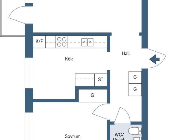 Bostadsrätt till salu i Örbyhus, Uppsala
