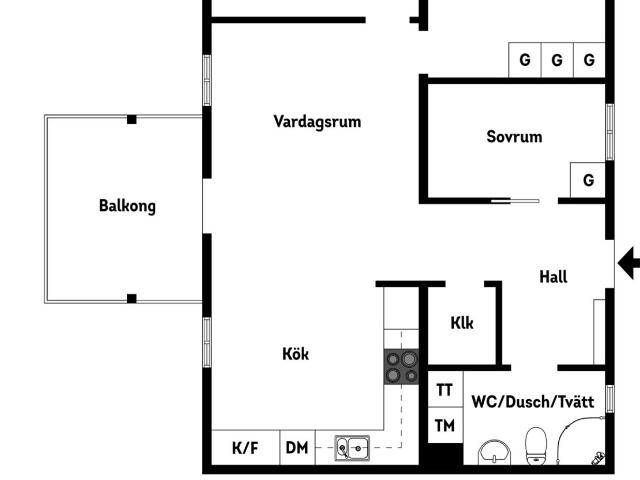 Bostadsrätt till salu i Näsby, Örebro