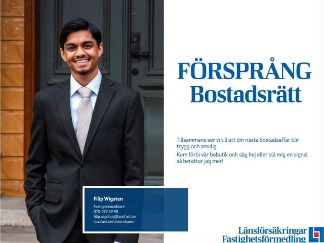 Bostadsrätt till salu i Oskarshamn, Kalmar