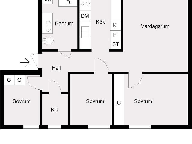 Bostadsrätt till salu i Östersund, Jämtland