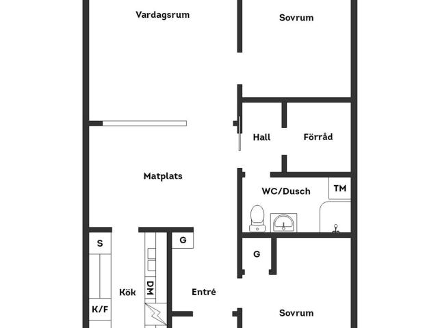 Bostadsrätt till salu i Östersund, Jämtland
