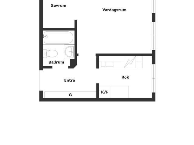 Bostadsrätt till salu i Östersund, Jämtland
