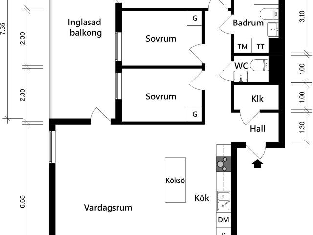 Bostadsrätt till salu i Partille, Västra Götaland