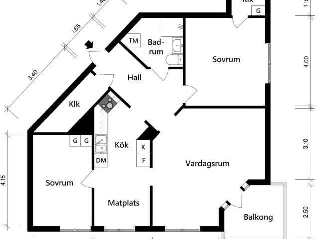 Bostadsrätt till salu i Partille, Västra Götaland