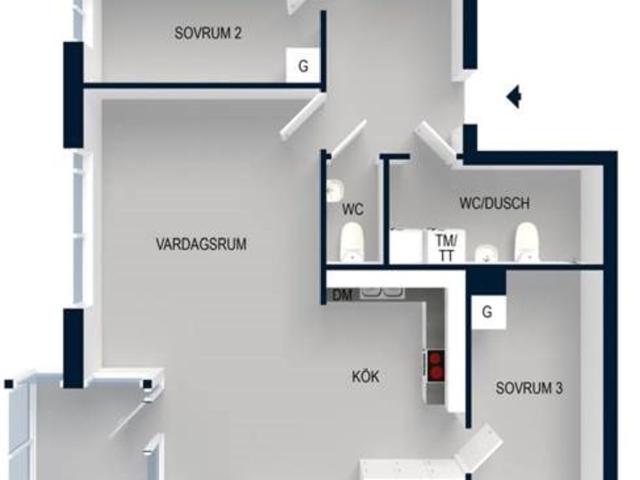 Bostadsrätt till salu i Botkyrka, Stockholm