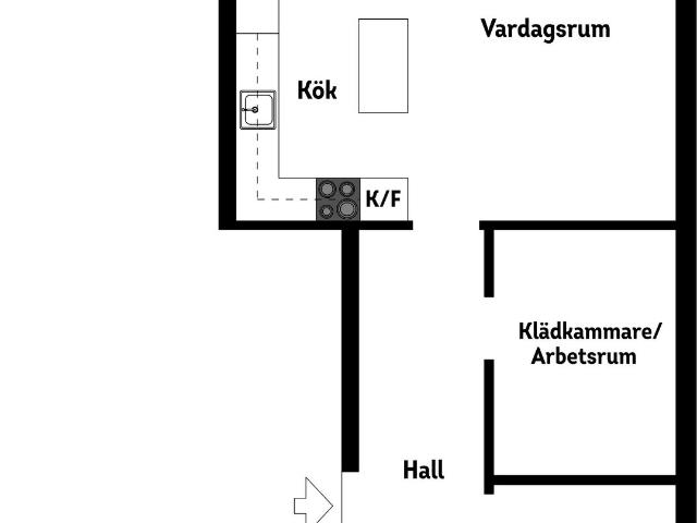 Bostadsrätt till salu i Salem, Stockholm