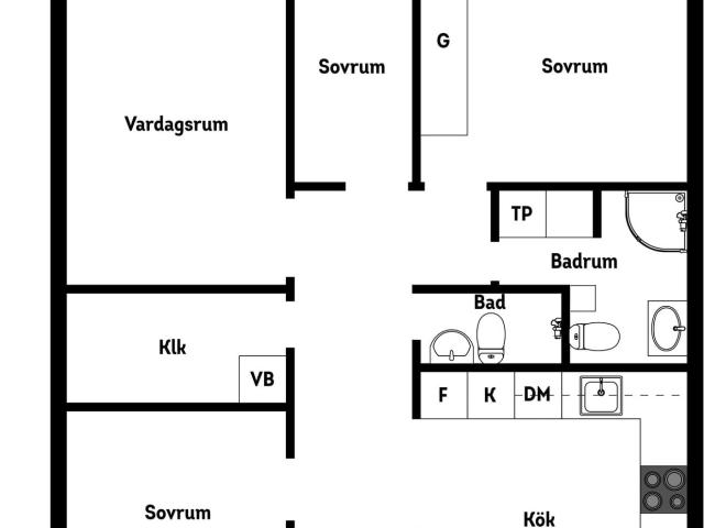 Bostadsrätt till salu i Salem, Stockholm