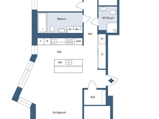 Bostadsrätt till salu i Nacka, Boo