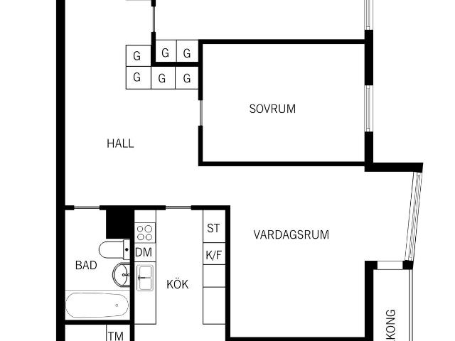 Bostadsrätt till salu i Skärholmen, Botkyrka
