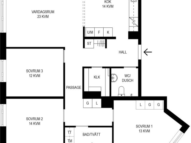 Bostadsrätt till salu i Stockholm