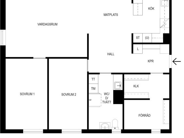 Bostadsrätt till salu i Häggvik, Stockholm