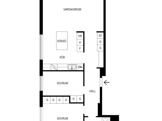Bostadsrätt till salu i Häggvik, Stockholm