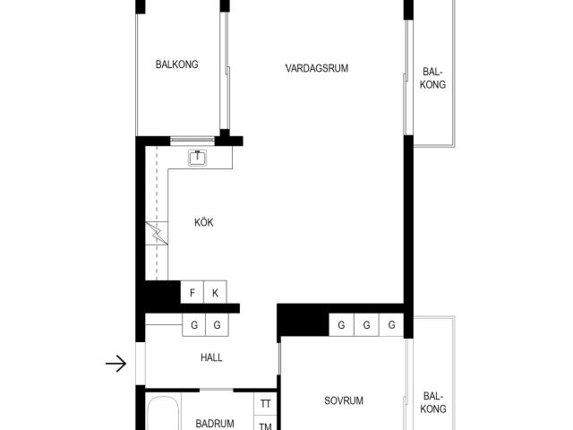 Bostadsrätt till salu i Häggvik, Stockholm