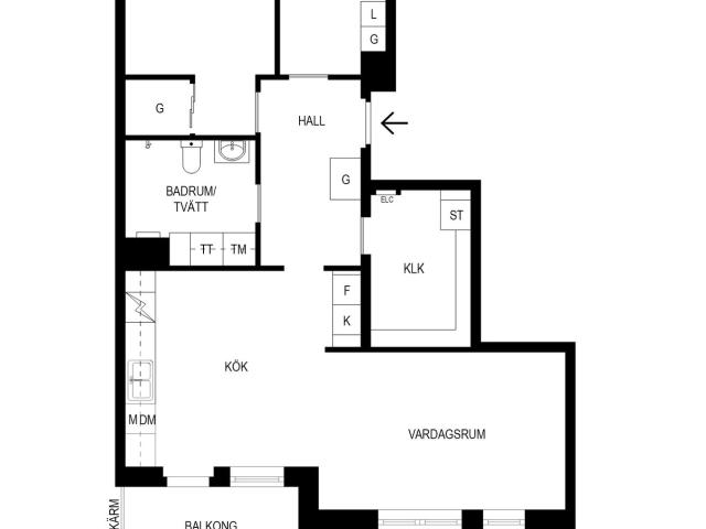 Bostadsrätt till salu i Stockholm