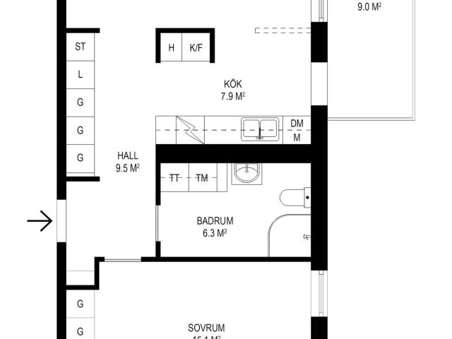 Bostadsrätt till salu i Stockholm