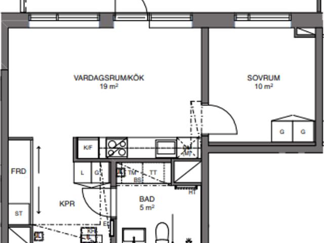 Bostadsrätt till salu i Arenastaden, Solna