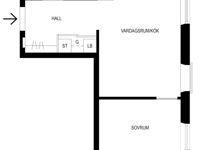 Bostadsrätt till salu i Solna, Stockholm