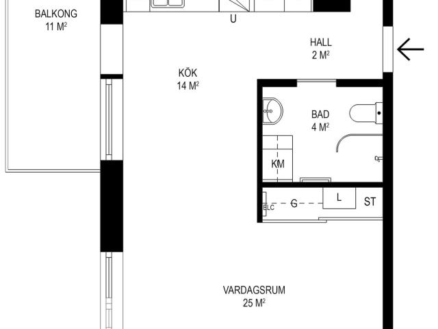 Bostadsrätt till salu i Solna, Stockholm