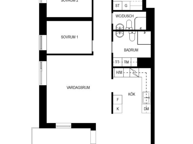 Bostadsrätt till salu i Solna, Stockholm