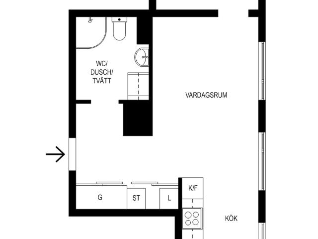 Bostadsrätt till salu i Järva, Solna