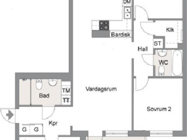 Bostadsrätt till salu i Solna, Stockholm