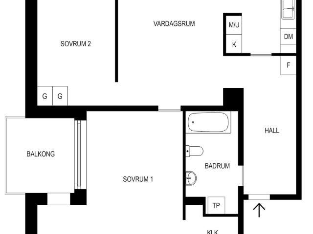 Bostadsrätt till salu i Solna, Stockholm