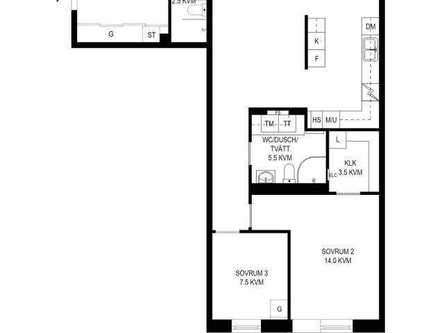 Bostadsrätt till salu i Solna, Stockholm