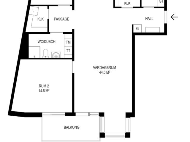 Bostadsrätt till salu i Solna, Stockholm