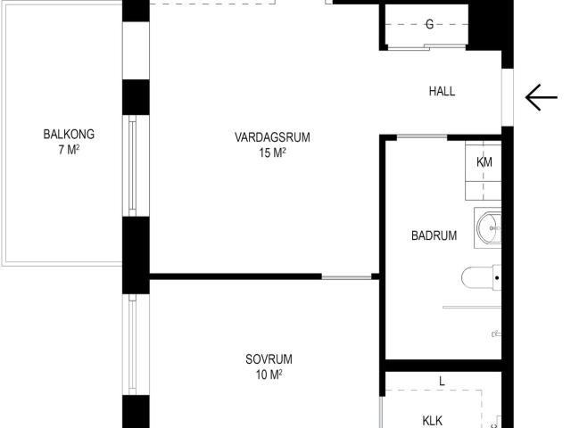 Bostadsrätt till salu i Solna, Stockholm