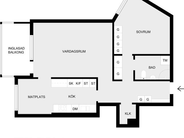 Bostadsrätt till salu i Solna, Stockholm