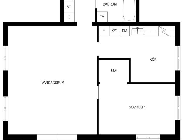 Bostadsrätt till salu i Västra skogen, Solna