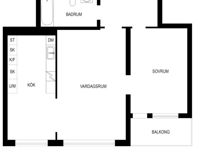 Bostadsrätt till salu i Västra skogen, Solna