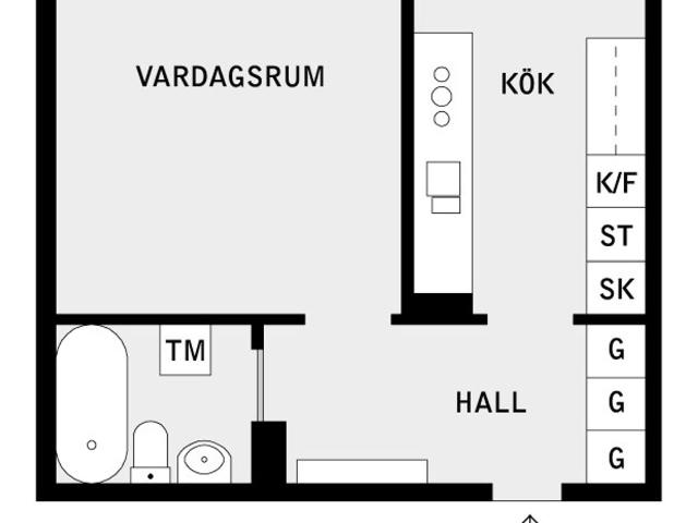 Bostadsrätt till salu i Solna, Stockholm