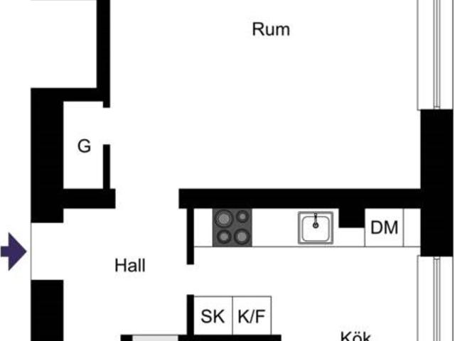 Bostadsrätt till salu i Solna, Stockholm
