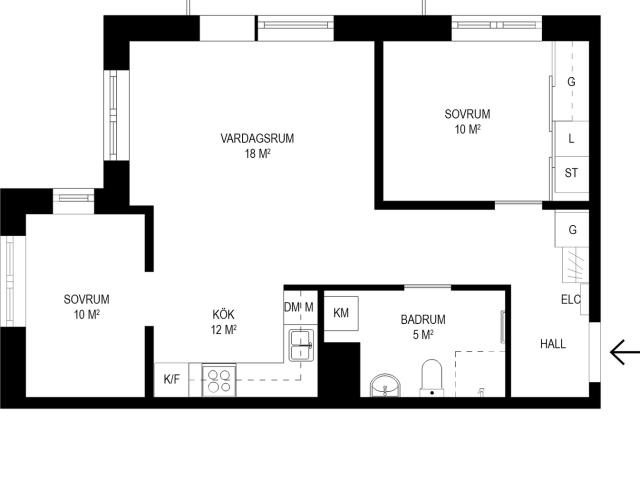 Bostadsrätt till salu i Solna, Stockholm