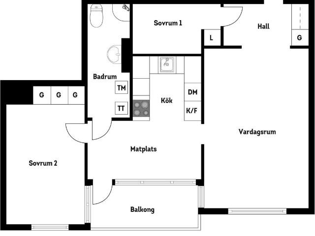 Bostadsrätt till salu i Botkyrka, Stockholm