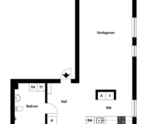 Bostadsrätt till salu i Hornsberg, Stockholm