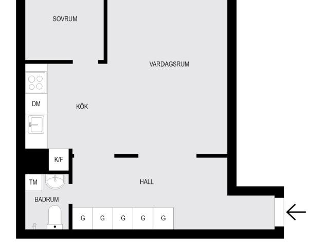 Bostadsrätt till salu i Botkyrka, Stockholm