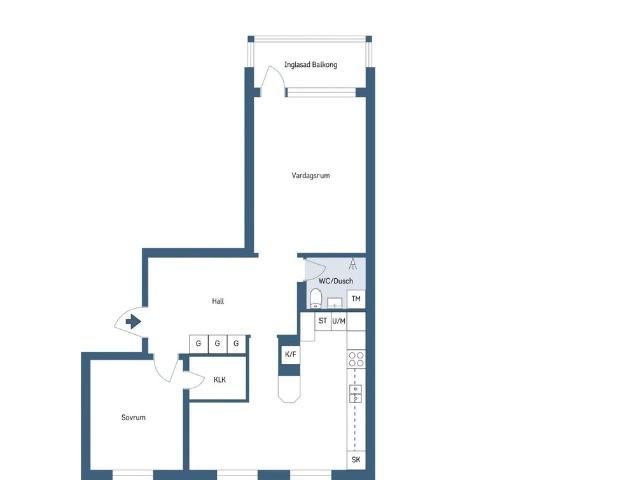 Bostadsrätt till salu i Finninge, Strängnäs