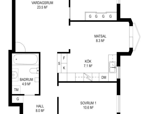 Bostadsrätt till salu i Stockholm