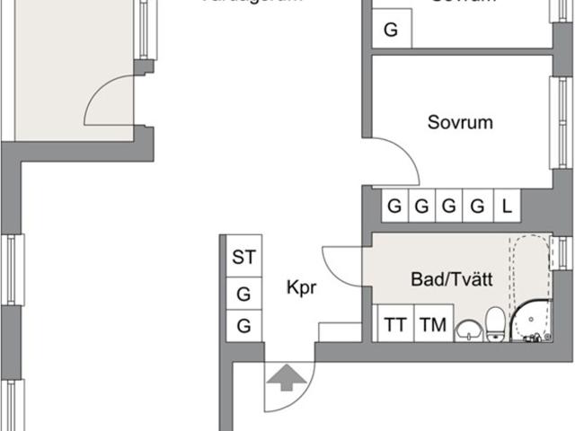 Bostadsrätt till salu i Stora Ursvik, Sundbybergs kommun
