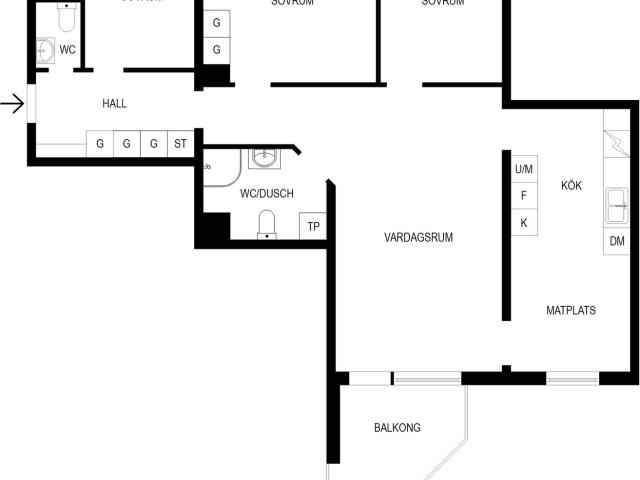 Bostadsrätt till salu i Stockholm