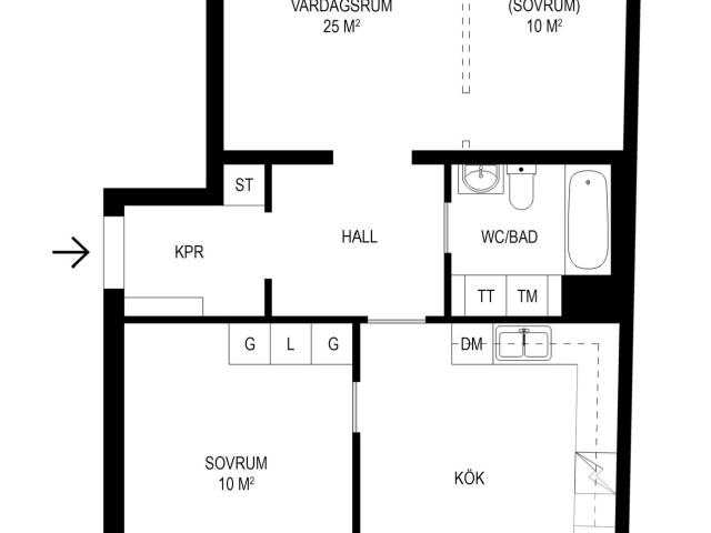 Bostadsrätt till salu i Stockholm