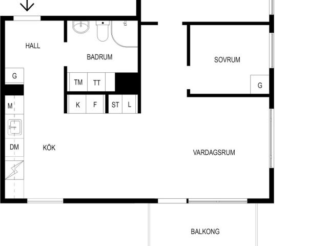 Bostadsrätt till salu i Stockholm
