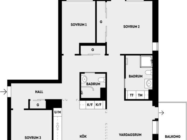 Bostadsrätt till salu i Täby, Stockholm