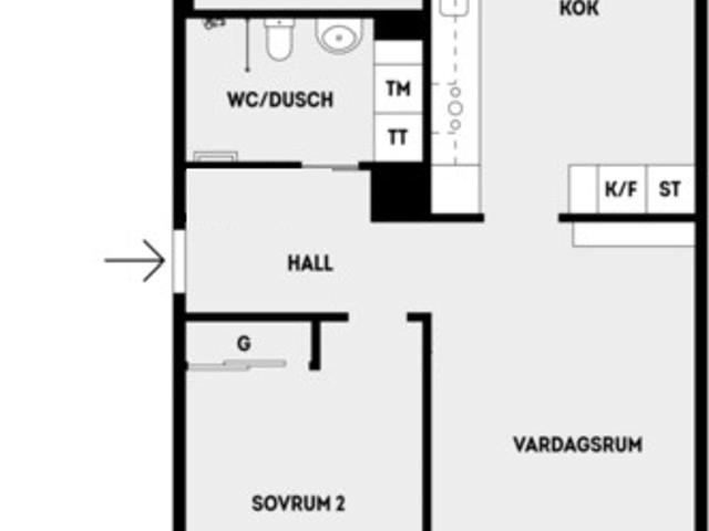 Bostadsrätt till salu i Nytorp, Täby