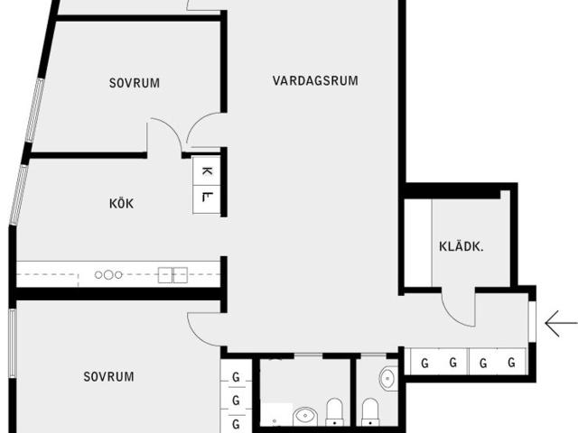 Bostadsrätt till salu i Täby, Stockholm