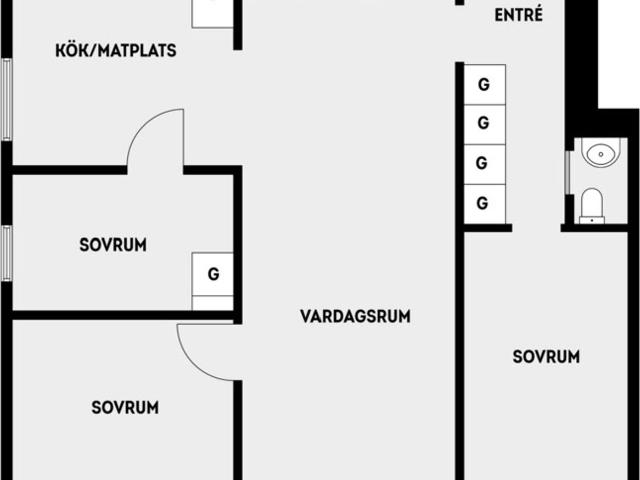 Bostadsrätt till salu i Stockholm