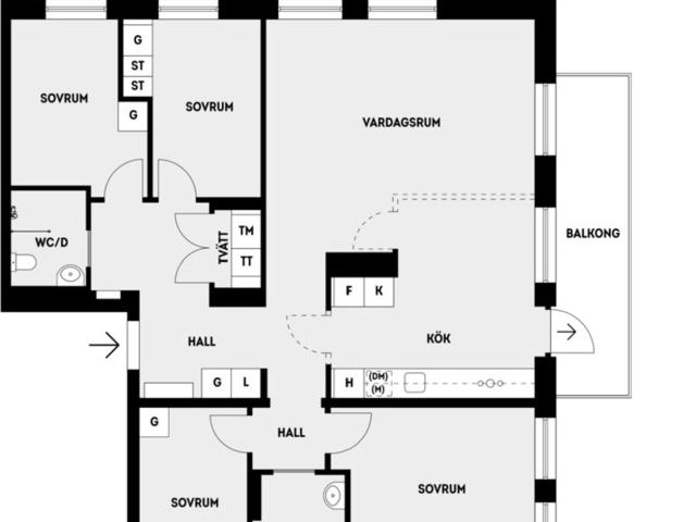 Bostadsrätt till salu i Täby, Stockholm