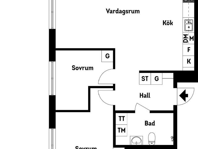 Bostadsrätt till salu i Hjuvik, Västra Götaland